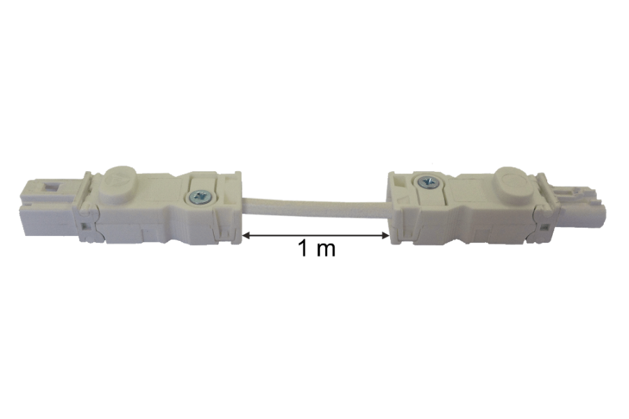 Daisy chain cable white, 1 m